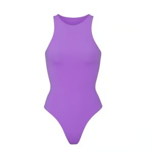SKIMS HIGH NECK BODYSUIT 4X ULTRA VIOLET NWT